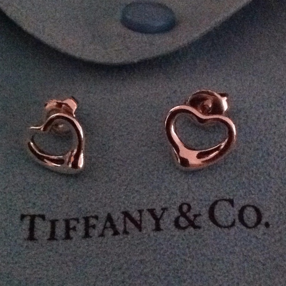 Tiffany & Co. Silver Heart Earrings
